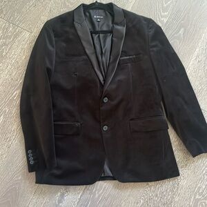 Mens Suede/velvet  Black Blazer